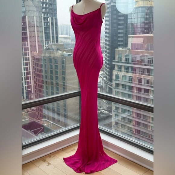 🆕 RAT & BOA 🧿 NWOT Cerise Maxi Dress, Pink, Sz L - US 8 - Picture 12 of 15